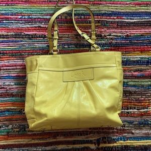 Coach Patent Leather Tote